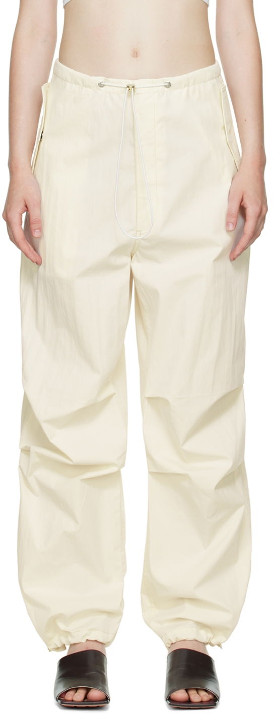 Cargo bukser Dion Lee Dion Lee Toggle Parachute Trousers Beige | C2050P22