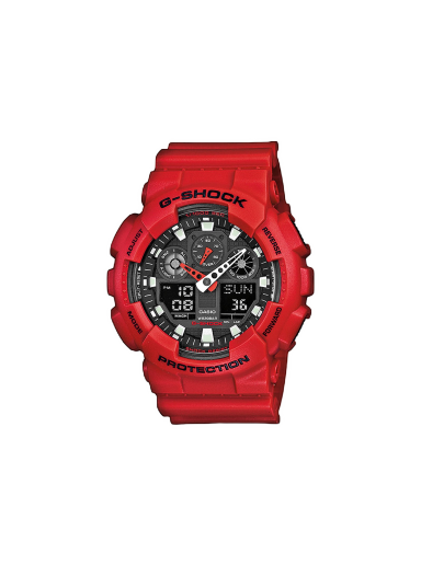 Ur CASIO G-Shock GA-100B-4AER Rød | GA-100B-4AER