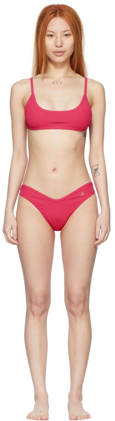 Badetøj The Attico Attico Nylon Bikini Lyserød | 223WBB06 PA16