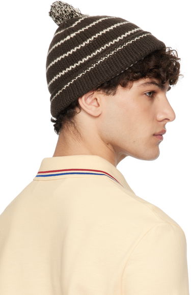 Beanie Valentino 'Chez ' Knitted Wool Beanie Sort | 6Y2HB02JSNW, 2