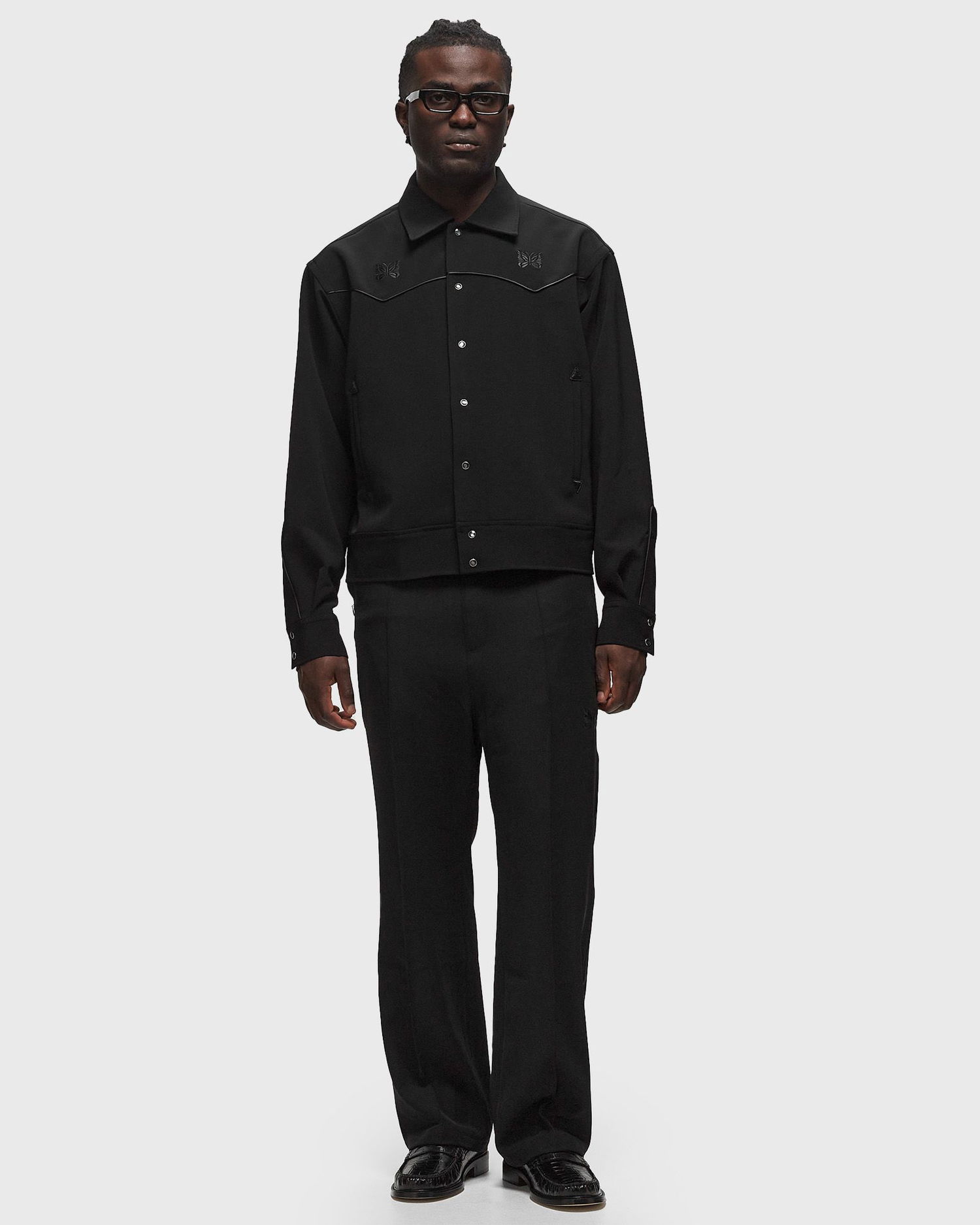 Skjorte Needles Piping Cowboy Jacket Sort | OT136-C-BLACK, 1