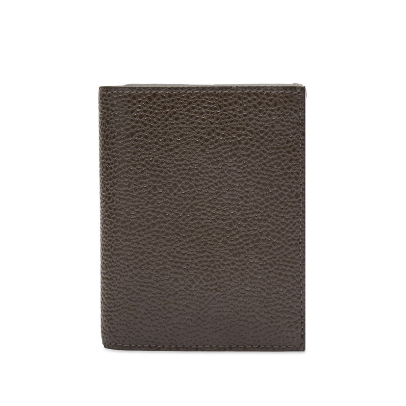 Tegnebog Thom Browne Thom Browne Pebble Grain Double Card Holder Brun | MAW021L-00198-206