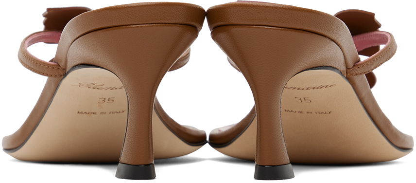 Skopleje Blumarine Blumarine Butterfly 119 Heeled Sandals Brun | 6A4529P0062S3168, 1