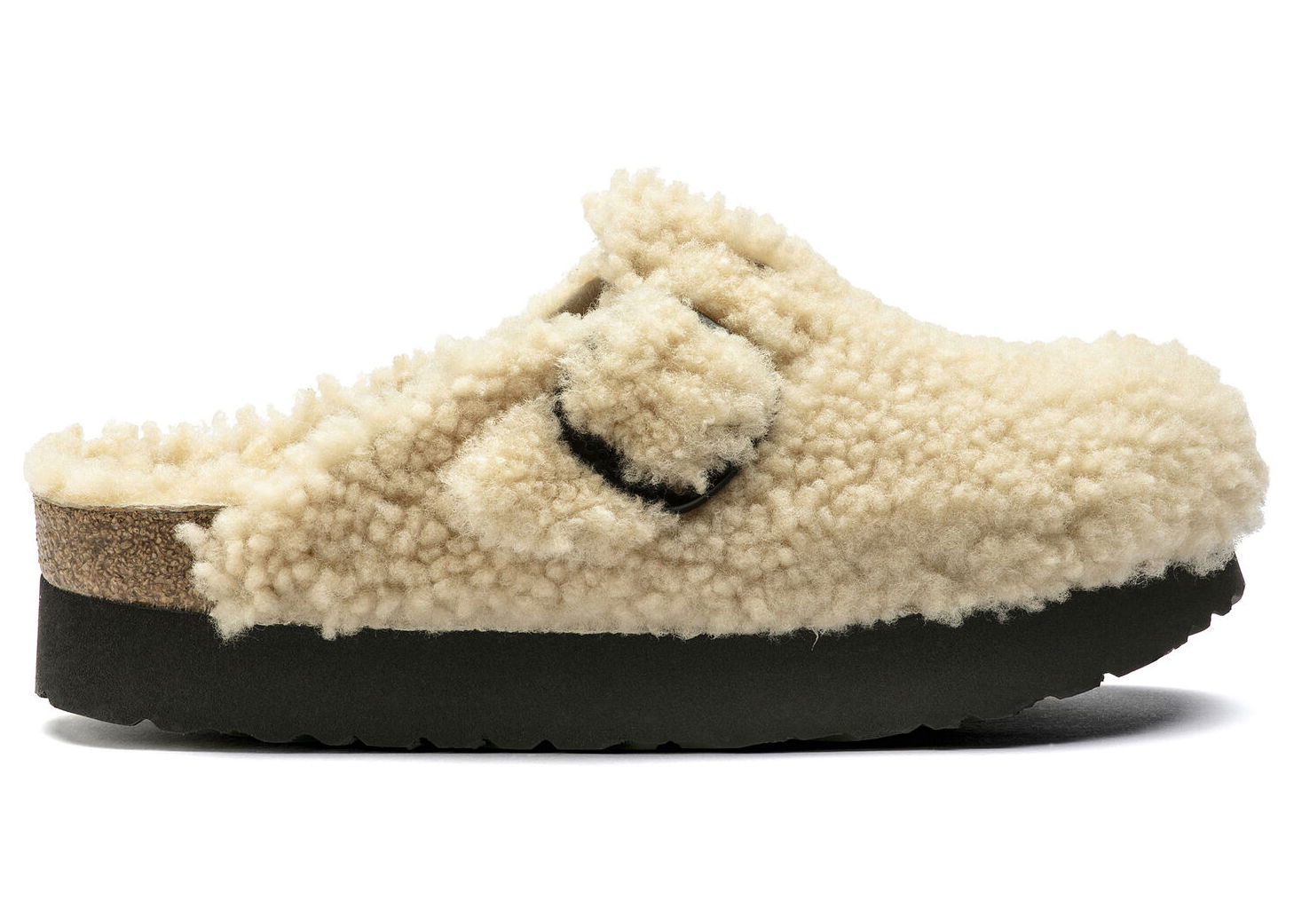 Sneakers og sko Birkenstock Boston Big Buckle Shearling Teddy Beige | 1017677, 0