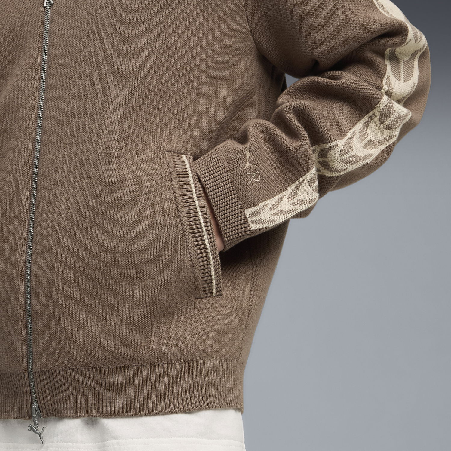 Sweatshirt Puma REPRESENT T7 Jacket Brun | 632543_96, 1