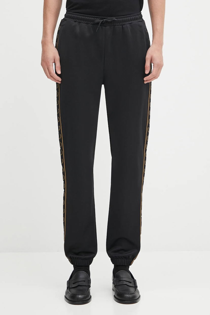 Joggingbukser Fred Perry Fred Perry Taped Track Pants Sort | T5507