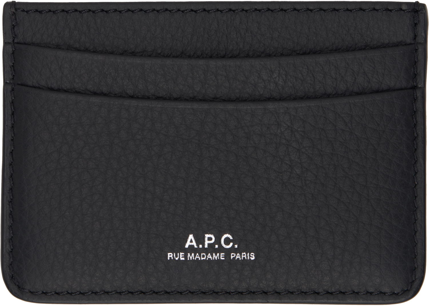 Tegnebog A.P.C. A.P.C. André Leather Card Holder Sort | PXCBC-H63028, 0