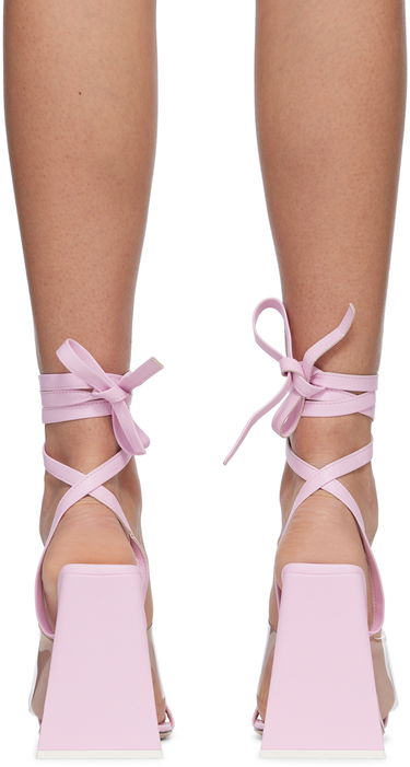 Tilbehør The Attico Attico Isa Heeled Sandals Lyserød | 232WS623 L001, 1