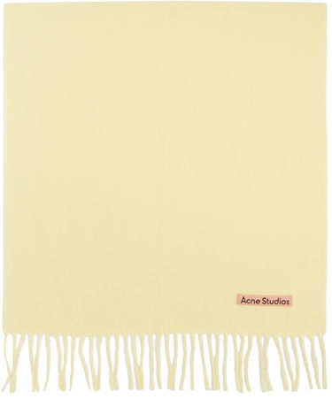 Tørklæde Acne Studios Wool Scarf Gul | CA0210-, 0