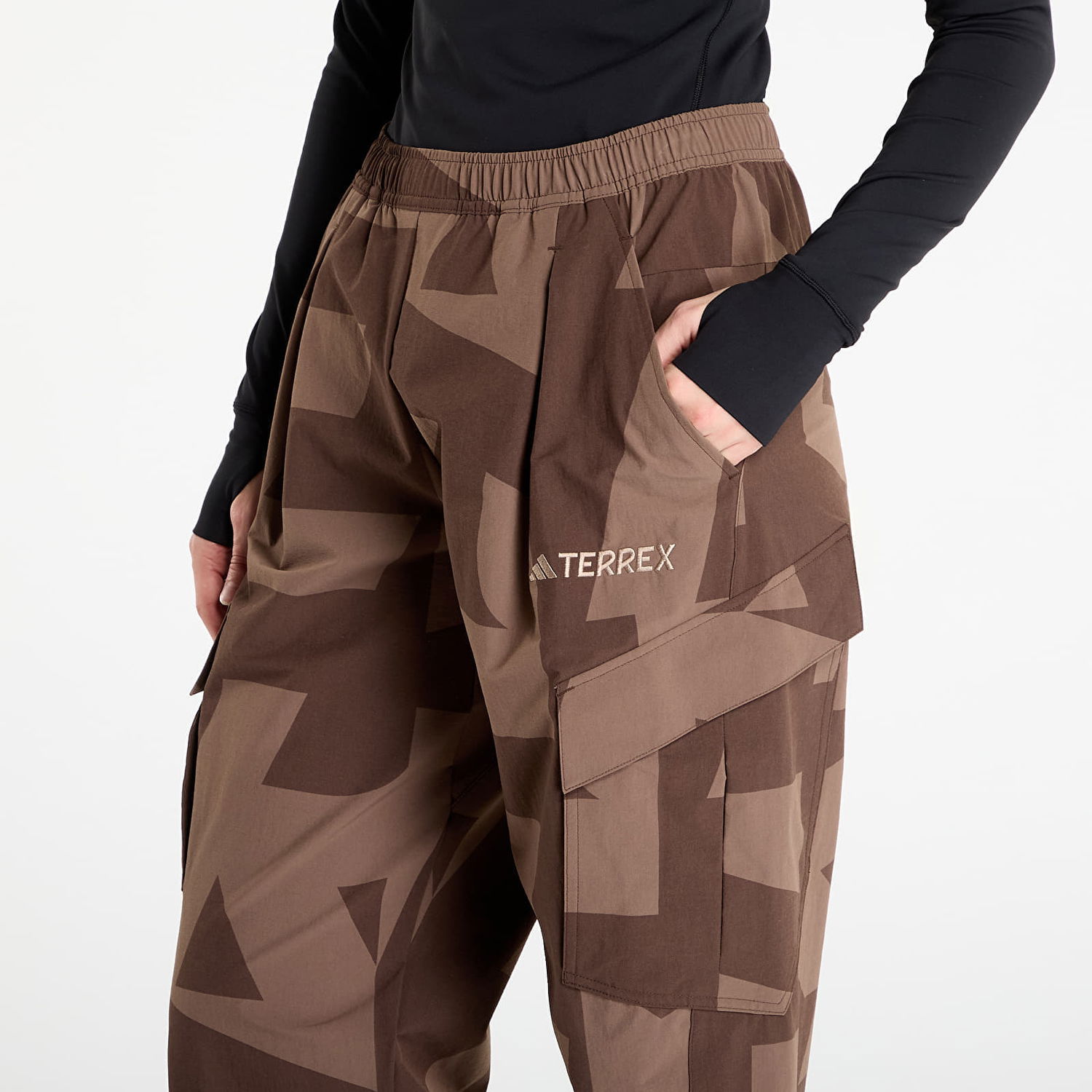 Cargo bukser adidas Performance Terrex Xploric Cargo Joggers Brun | JM9860, 1