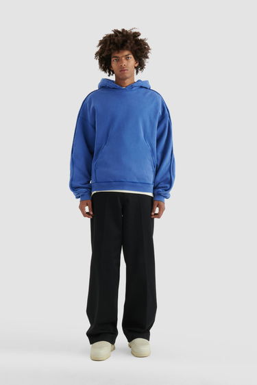 Sweatshirt AXEL ARIGATO Kansas Washed Hoodie Blå | A2167002, 4