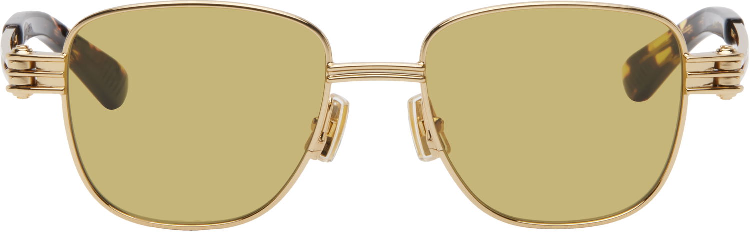Solbriller Bottega Veneta Bottega Veneta Bolt Sunglasses Gul | BV1380S-002, 0
