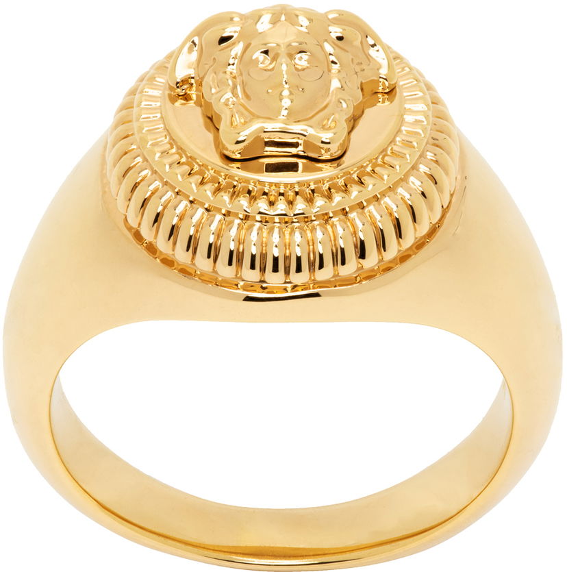 Ring Versace Medusa Biggie Ring "Gold" Metalisk | 1009248_1A00620