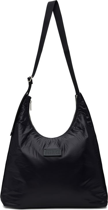 Skuldertaske Maison Margiela Crunched Nylon Shoulder Bag Sort | SB5ZH0017 P6993, 0