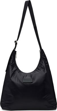 Crunched Nylon Shoulder Bag