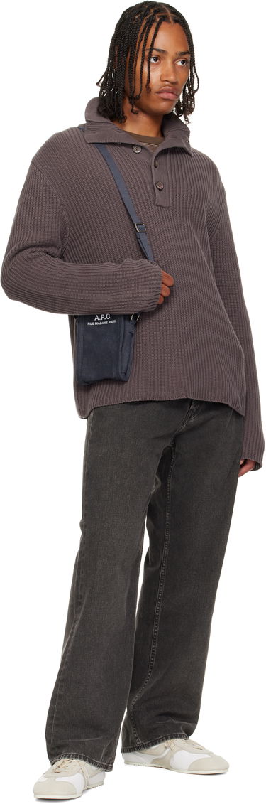 Rygsække og tasker A.P.C. A.P.C. Recuperation Crossbody Phone Pouch Mørkeblå | COHGV-H61931, 3