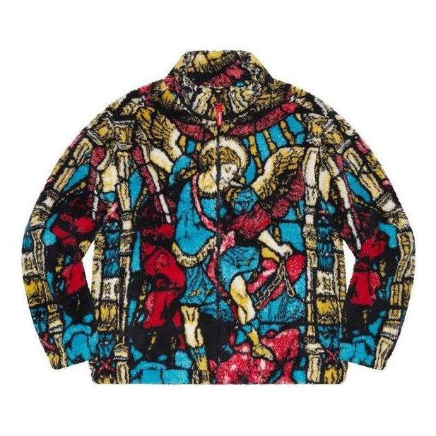 Sweater Supreme Saint Michael Fleece Jacket Flerfarvet | SUP-SS21-586