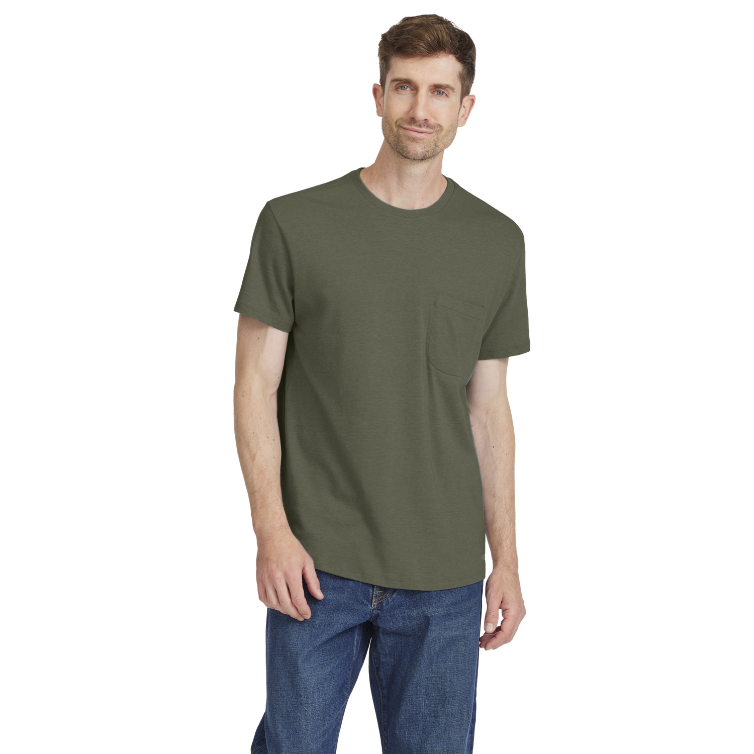 T-shirt Allbirds Merino Pocket Tee, Size Small Grøn | A12108M, 0