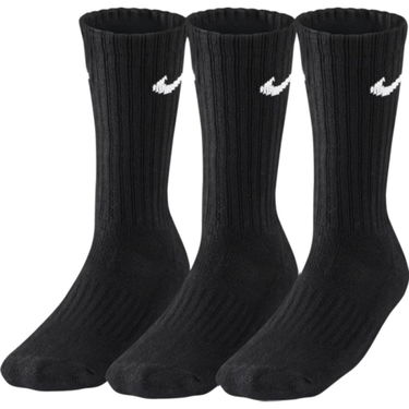 Sokker Nike Value Cotton Crew 3 pack Sort | sx4508-001, 0