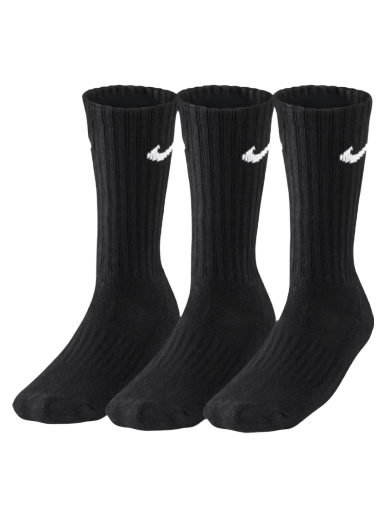 Sokker Nike Value Cotton Crew 3 pack Sort | sx4508-001