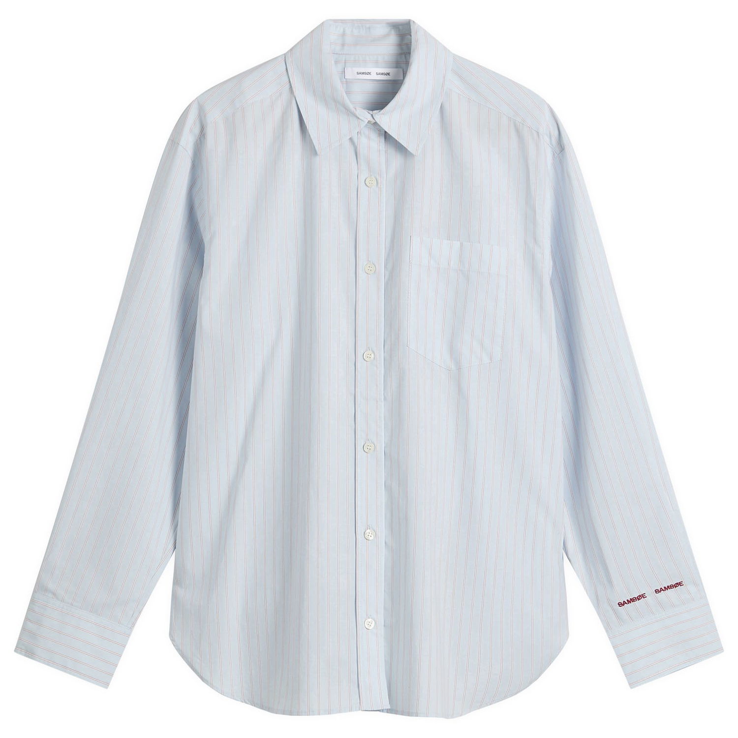 Skjorte Samsoe Samsoe Salova Stripe Shirt Blå | F25400059-CLR002401, 0