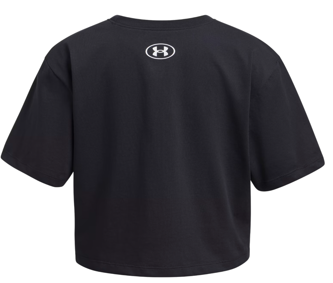 Crop top Under Armour Rival Short Sleeve T-Shirt Sort | 1389755-001, 1