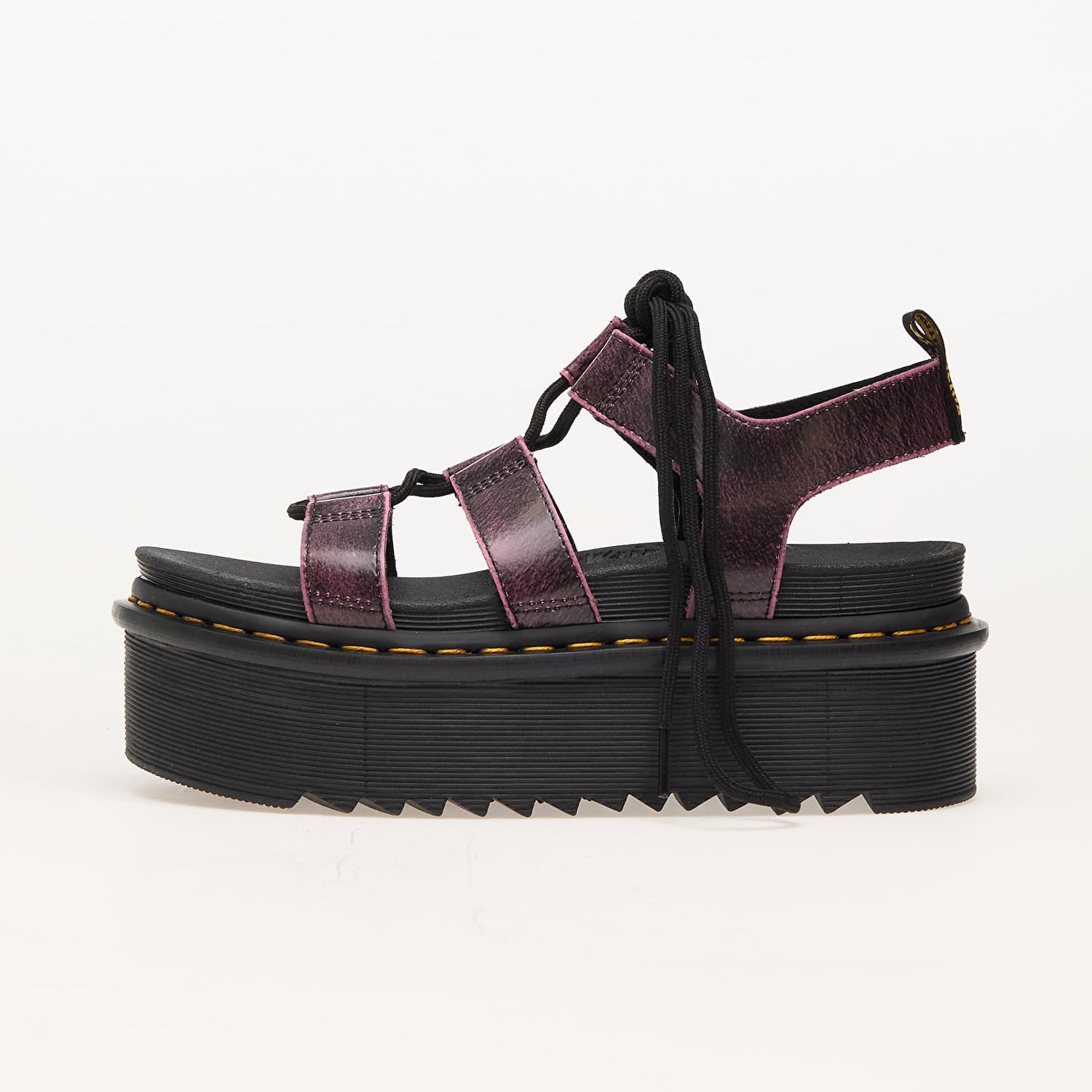 Sneakers og sko Dr. Martens Nartilla Xl Black/ Fondant Pink Two Tone Rub Off Sort | DM31540379, 0