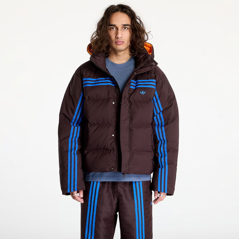 Puffer jakke adidas Originals Jacket adidas Premium Puffer Jacket Shale Brown XL Sort | JL9556