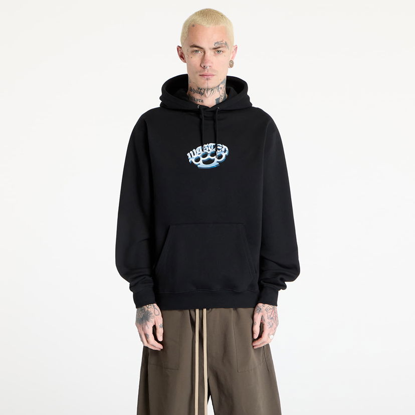 Sweatshirt Wasted Paris Wasted Paris Knuckles Hoodie Sort | WP_000253