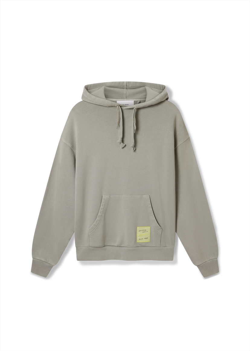 Sweatshirt AXEL ARIGATO Washed Patch Hoodie Grøn | A2993002
