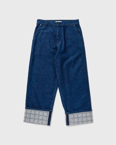 Jeans JW Anderson LOGO GRID TURN UP WORKWEAR JEANS Mørkeblå | DT0078-PG1336-870, 0