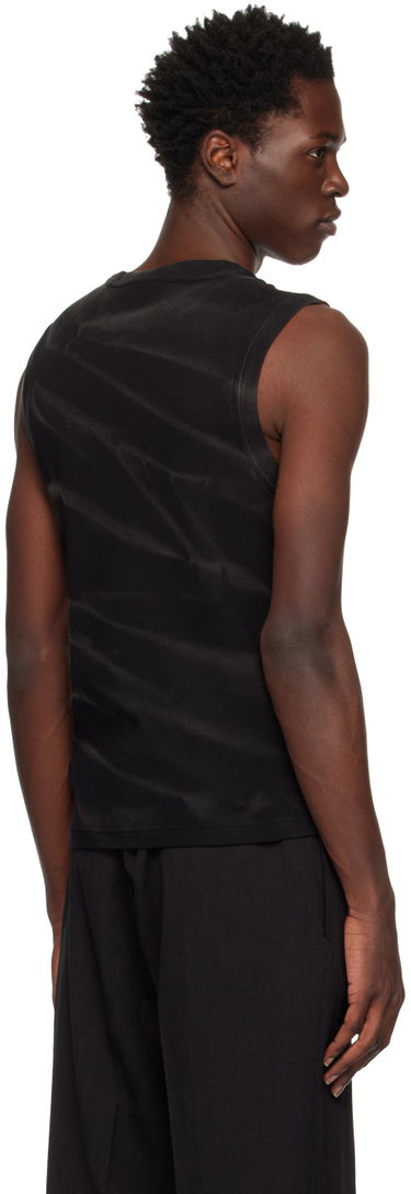 Tanktop Dion Lee Crinkle Sunfade Tank Top Sort | C3091R23, 2