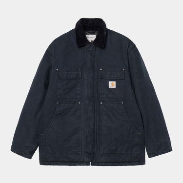 Frakker Carhartt WIP Carhartt WIP Ambel Stone Washed Hooded Coat Mørkeblå | I035616_18, 4