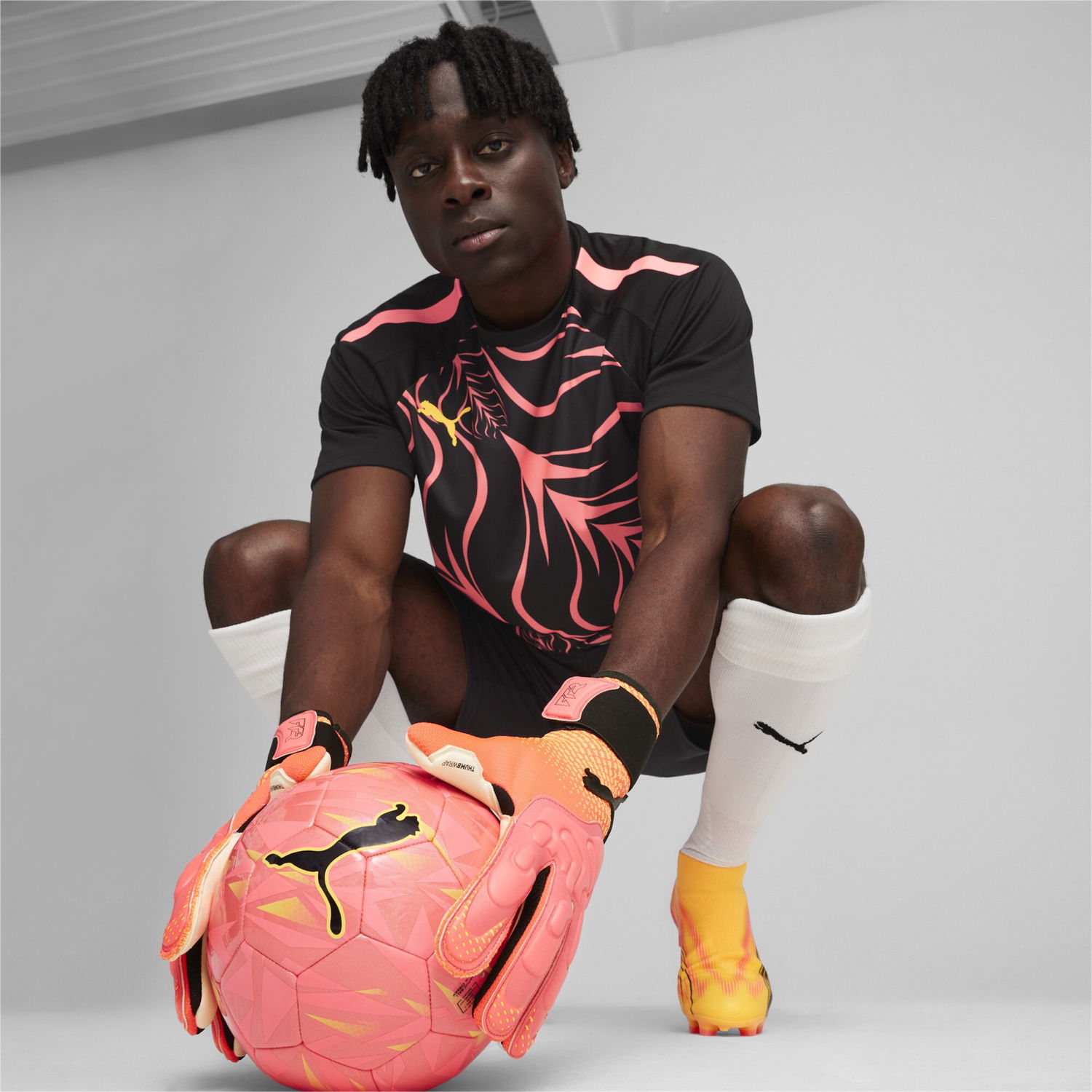 Handsker Puma Puma FUTURE Pro Hybrid Goalkeeper Gloves Orange | 041924-02, 1