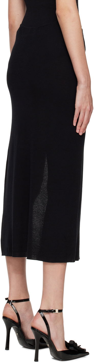 Nederdel BEC + BRIDGE BEC + BRIDGE Sorrento Midi Skirt with Side Slit Sort | H22-30388, 2