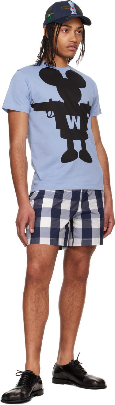 Badetøj Walter Van Beirendonck Walter Van Beirendonck Checked Casual Shorts Blå | 2012, 3