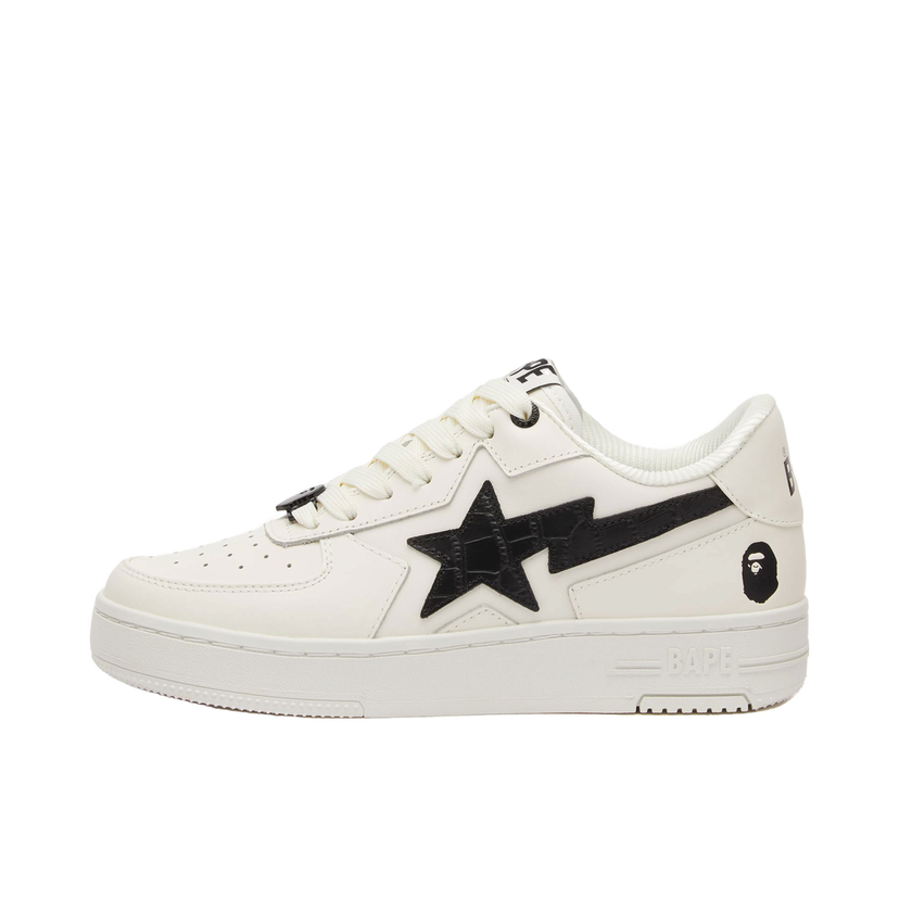 Sneakers og sko BAPE Bathing Ape Sta Icon #1 Size UK 4.5 Hvid | 001FWL302305L-BLK