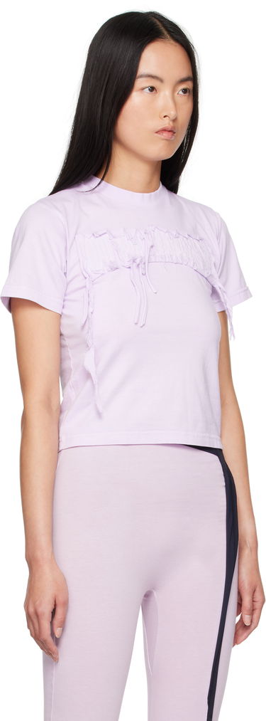 T-shirt Ottolinger Ottolinger Distressed Otto Fitted T-Shirt Lilla | 2215014014, 1