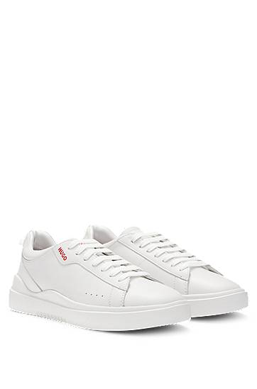Tøj BOSS HUGO Cupsole Leather Hvid | 50499253, 0