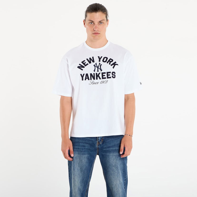 T-shirt New Era New Era MLB Heritage New York Yankees T-Shirt Hvid | 60684327