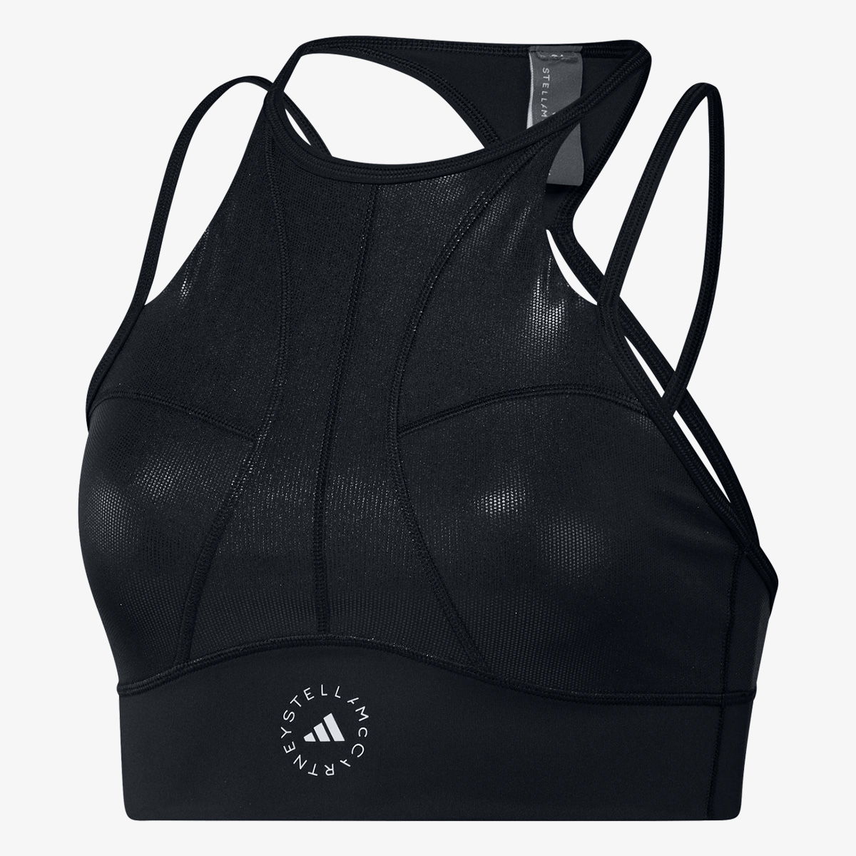 Crop top adidas Performance adidas by Stella McCartney Training Micro Dot Crop Top Sort | JM6089, 1
