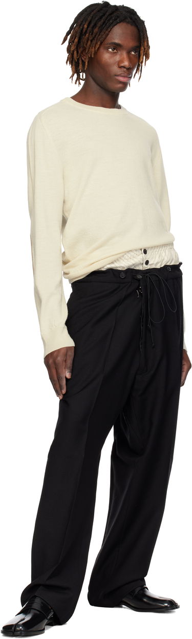 Bukser Maison Margiela Maison Margiela Layered Trousers Sort | S50KA0658 M35415, 3