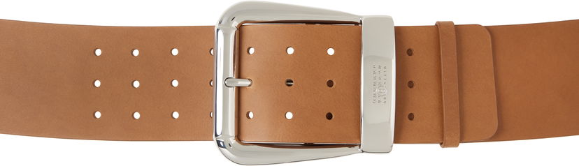 Bælter Maison Margiela MM6 Maison Margiela Buckle Belt Brun | SA6TP0023 P8328