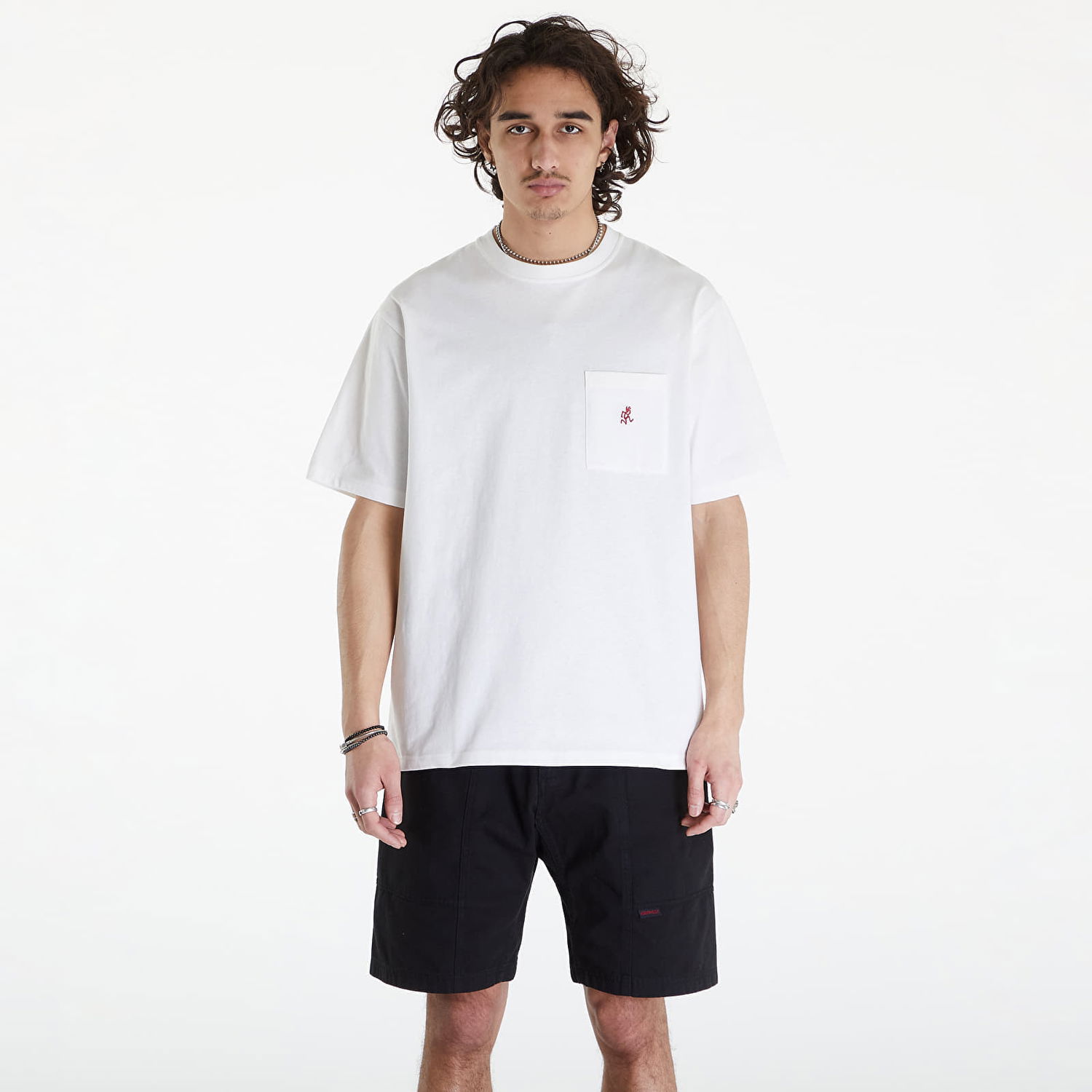 T-shirt GRAMICCI Classic One Point Tee Hvid | G304-OGJ WHITE, 0