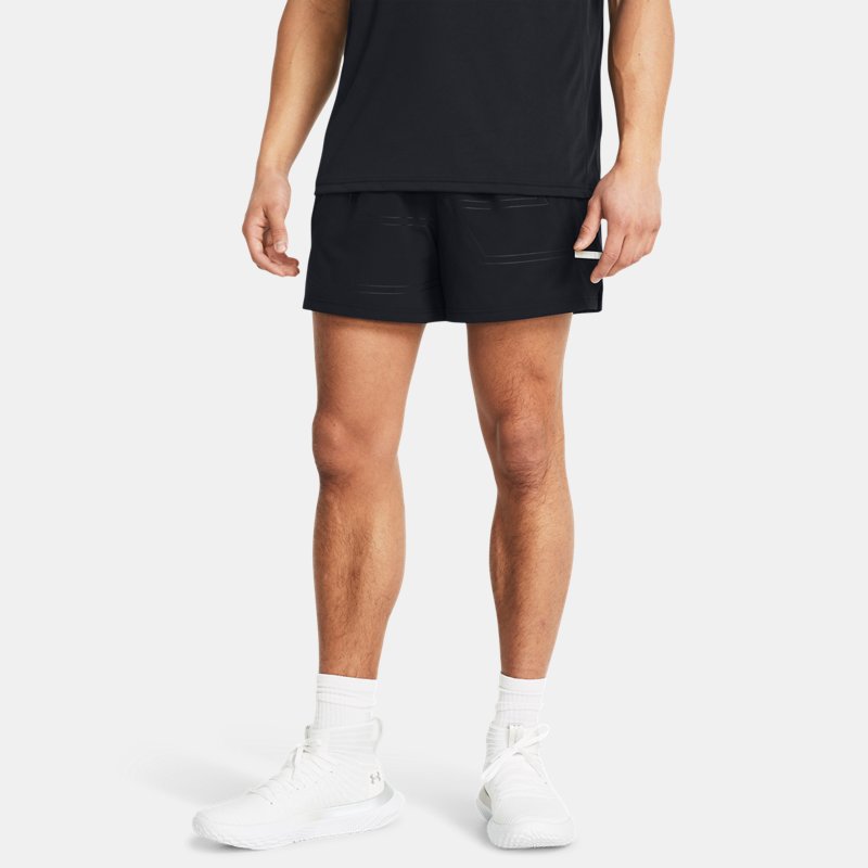 Shorts Under Armour Zone Pro Shorts (12 cm) für Herren Schwarz Sort | 1384141-001