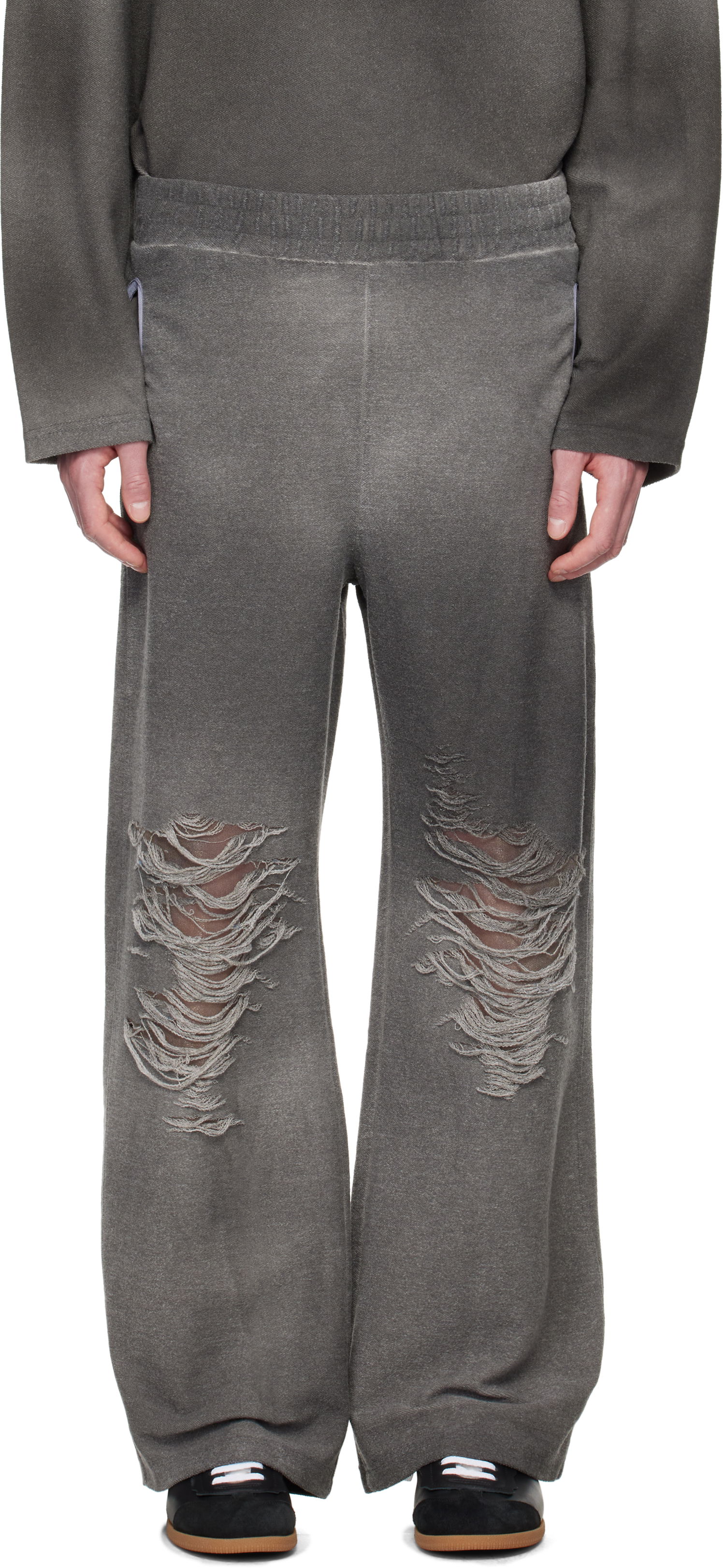 Joggingbukser Diesel P-Percy Distressed Sweatpants Grå | A18218-0PLAI-9AW, 0