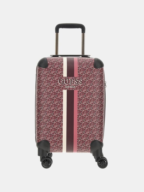 Rejsetaske GUESS Wilder G Cube Logo Trolley Lilla | TWS74529830, 0