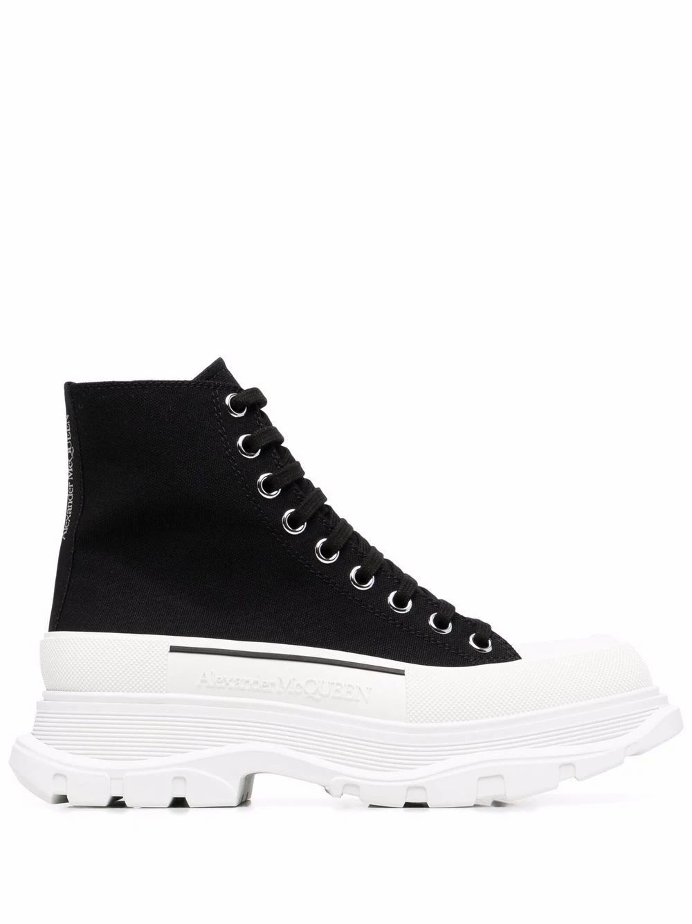 Sneakers og sko Alexander McQueen Cotton Ankle Boots Hvid | 611706W4MV21070, 0