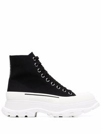Cotton Ankle Boots