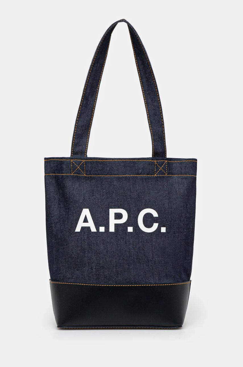 Mulepose A.P.C. Axel Small Tote Bag Blå | CODDP.M61568.IAK, 0